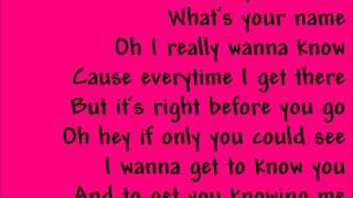 Whats your name. Jesse McCartney.