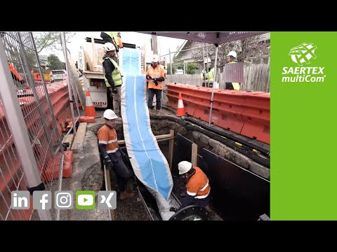 400 m drinking water pipe with SAERTEX-LINER H2O in Australia