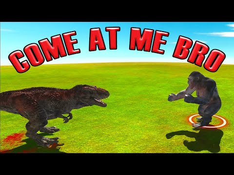 Can a T-Rex beat Goro the Giant? Animal Revolt Battle Simulator