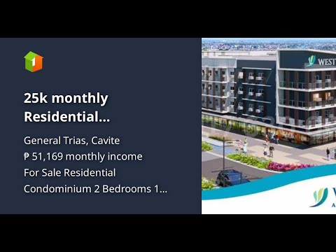 25k monthly Residential Condominium at Lancaster New City Cavite