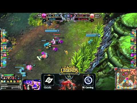 Round 1 : CLG.eu vs SK - Match 1 - LoL ECC: Poland, Warsaw 28-29.07.2012