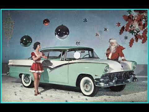 1956 Ford Christmas ad featuring Rosemary Clooney and Mitch Miller's Orchestra.