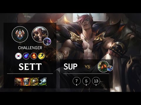 Sett Support vs Nautilus - KR Challenger Patch 10.13