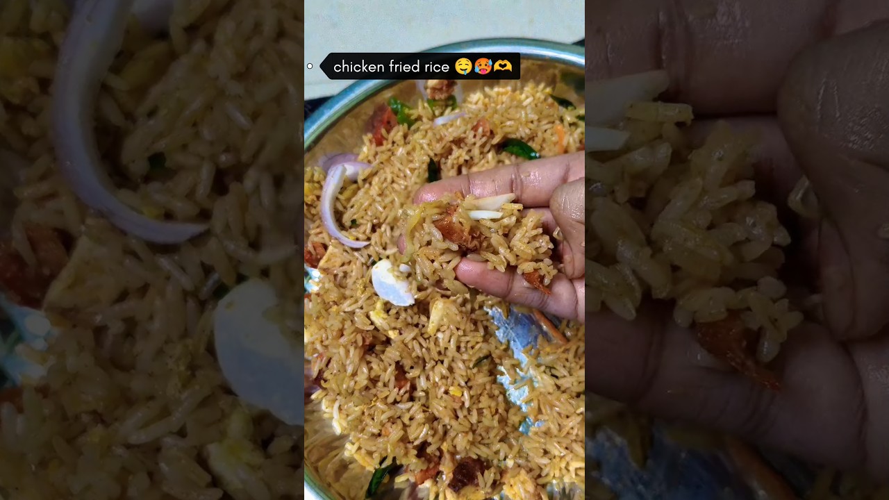 chicken fried rice 🤤🫶✨