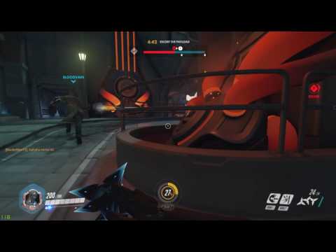 Bajheera - Slice n' Dice Genji King's Row Ownage - Overwatch [PC] Gameplay