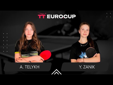 18:50 Anastasiia Telykh - Yulianna Zanik 26.11.2023 TT Euro.Cup Ukraine Master. Table 4