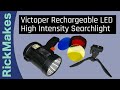 Victoper Rechargeable LED High Intensity Searchlight