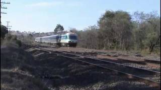 preview picture of video 'Trains in Australia; EMD's on passenger and freight'