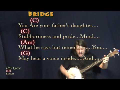 Where You Are (Moana) Banjo Cover Lesson in C with Chords/Lyrics