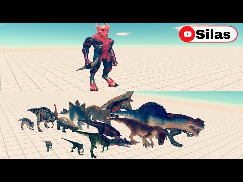 Kozarog the Demon vs all dinosaurs - Animal Revolt Battle Simulator 📱