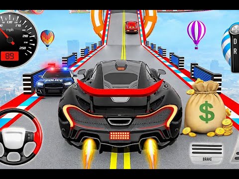 Extreme Mega Ramp Drive - Impossible Stunts Crazy Racing and Car Crashes