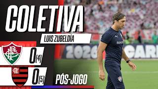 FLUMINENSE 0 (4)x(5) 0 FLAMENGO AO VIVO: COLETIVA ZUBELDÍA DIRETO DO MARACANÃ | ESPN