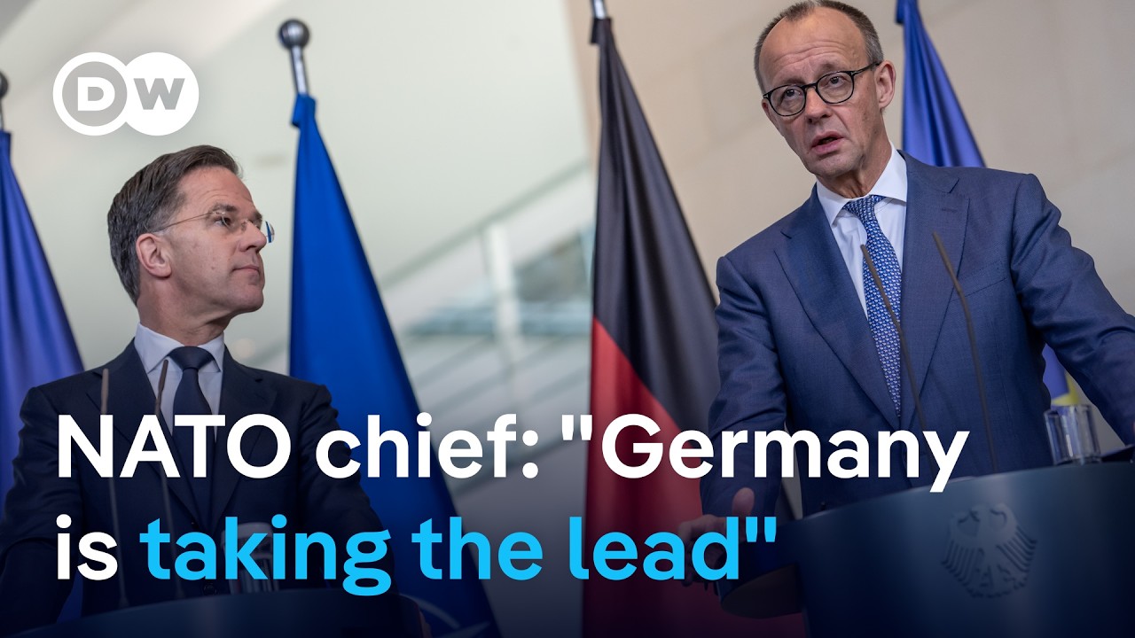 Germany's Merz and NATO chief Rutte discuss US commitment, support for Ukraine | DW News