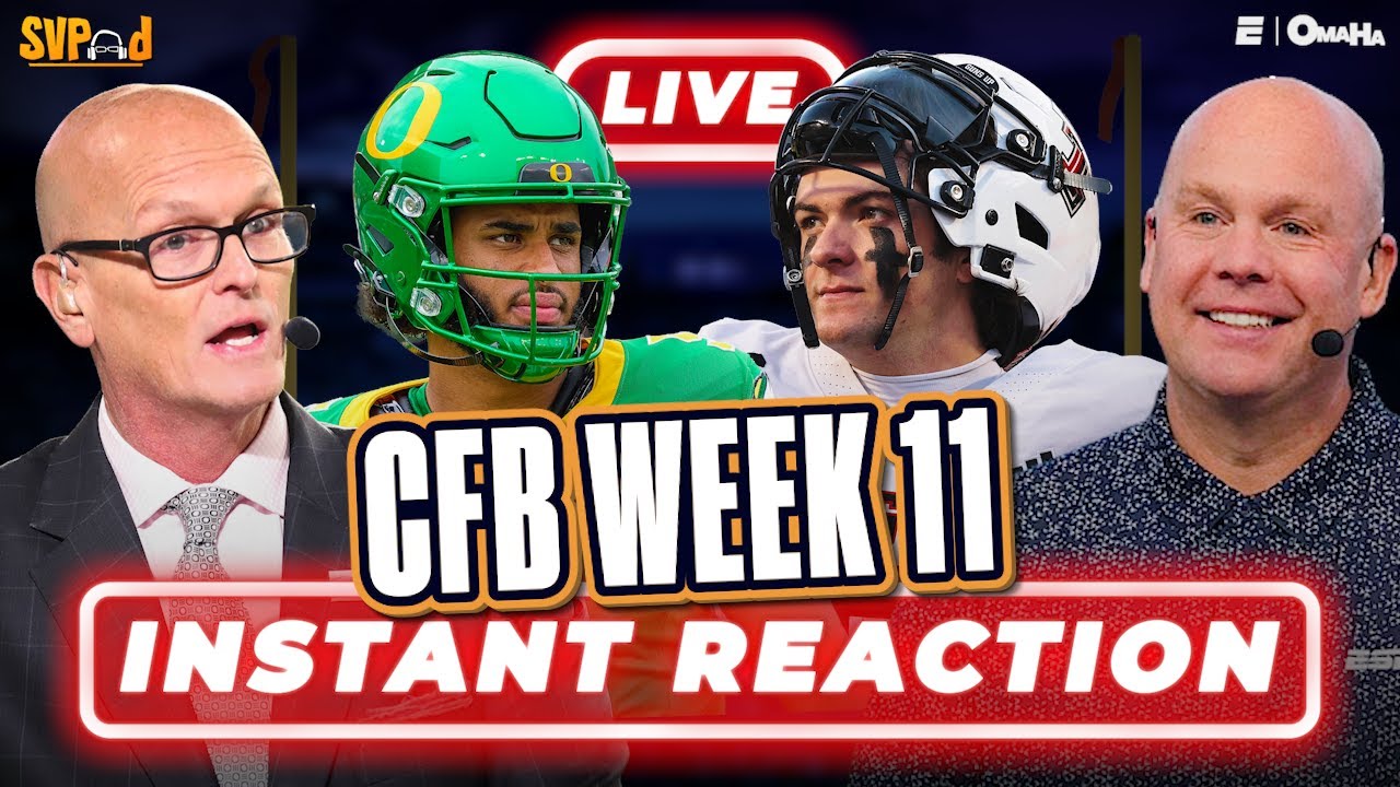 CFB Week 11 INSTANT REACTIONS! SVP & Stanford Steve recap BYU-Texas Tech, LSU-Alabama & more | SVPod