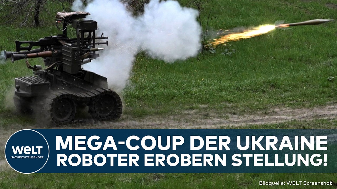 PUTINS KRIEG: Donnerschlag! Roboter der Ukraine erobern Stellung von Russland ohne Soldaten