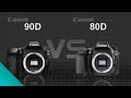 Canon EOS 90D Vs Canon EOS 80D