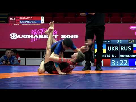 1/4 Men's GP No-Gi - 62 kg: D. NYKONETS (UKR) v. D. KHUNKERKHANO (RUS)