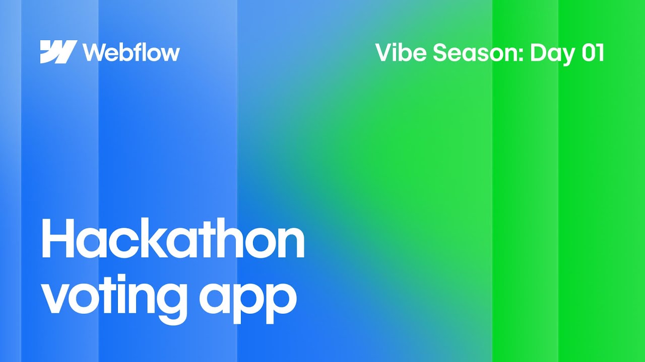 Hackathon voting app