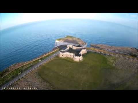 Arieal video of Botany and Kingsgate Bay, Thanet