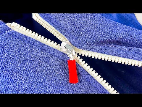 A Tailor showed me this Method! How to Fix Broken Zipper ￼