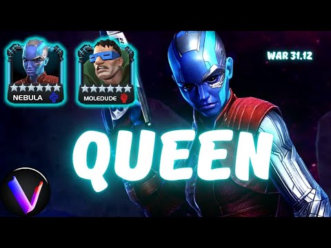 Nebula Crushes Her First War! 6 Fights, 2 Mini-Bosses - MCoC 6 Star Apoc America Dragon Man 4Loki