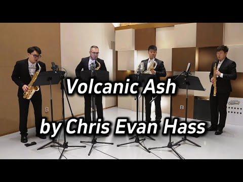 Volcanic Ash for saxophone quartet by Chris Evan Hass