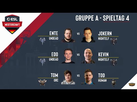 WC3 - EnTe vs. JokeRn // Edo vs. Kevin // ToD vs. ToM | ESL  Frühlingsmeisterschaft 2021