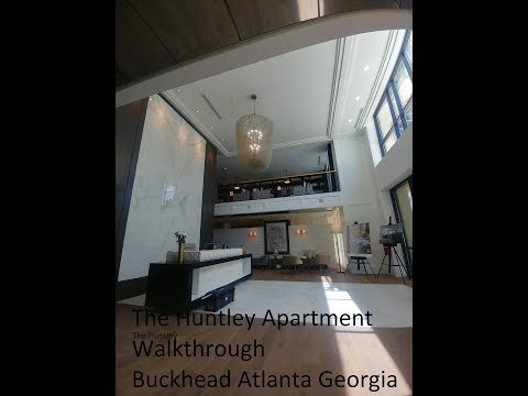 The Huntley apartments - Buckhead Atlanta, GA - The Charles 1 bed 1.5 bath walkthrough