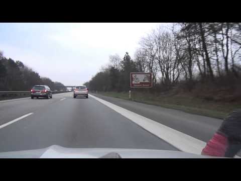 Autobahn A7 & A210 & Rasthof Hüttener Berge & Rendsburger Hochbrücke 1.3.2014