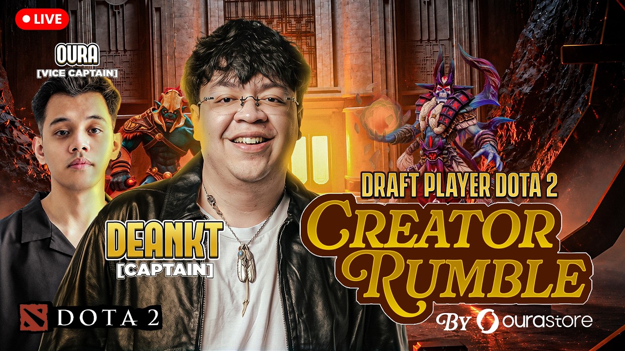 DRAFT PLAYERS DOTA 2 TOURNAMENT CREATOR RUMBLE BY OURASTORE (TEAM OURASTORE)