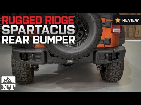 Jeep Wrangler Rugged Ridge Spartacus Rear Bumper - Satin Black (2007-2017 JK) Review