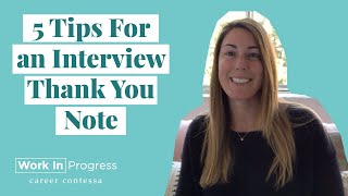 How to Write a Post-Interview Thank You Note (+ TEMPLATE For Thank You Note After A Job Interview)