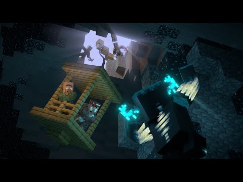 Warden vs Villager and Pillager Alliance (Minecraft Animation Movie)
