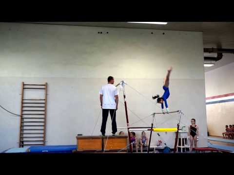 Puchar Polski Juniorek Młodszych 7-9 IV.2017r. Asia Mędrala, poręcze - wielobój