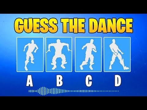 Guess The Fortnite Dance Name By The Sound - Music #1 - Fortnite challenge