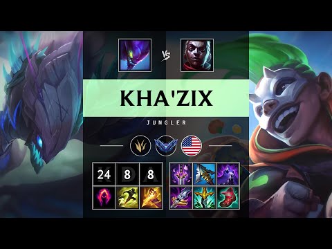 Kha'Zix Jungle vs Ekko - NA Diamond Patch 25.17