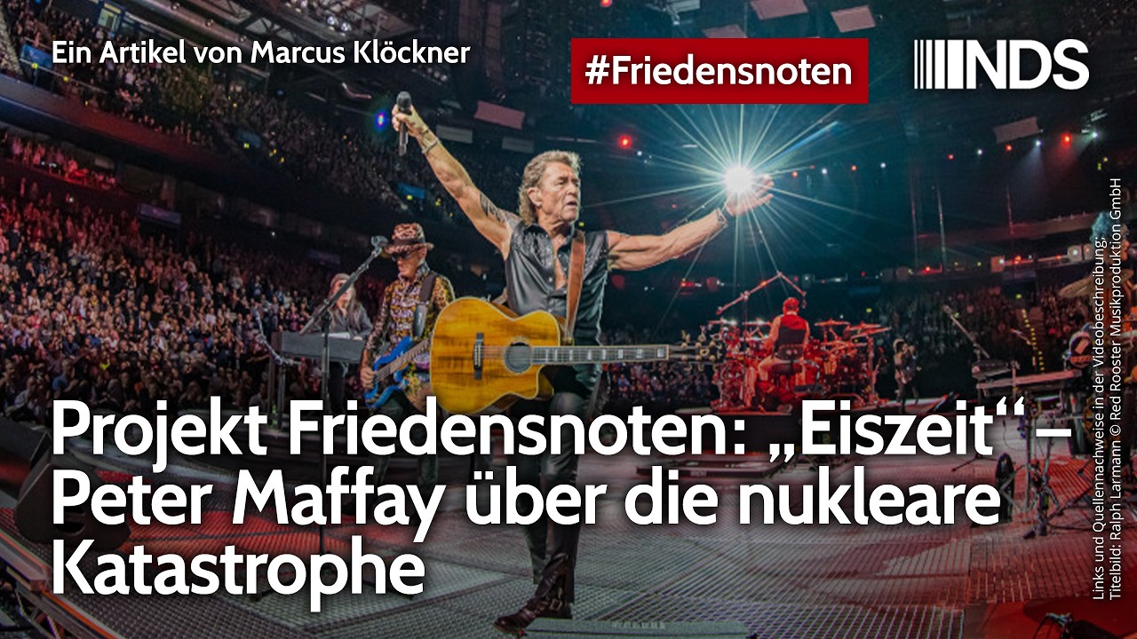 #Friedensnoten – Projekt Friedensnoten: „Eiszeit“ – Peter Maffay über die nukleare Katastrophe | NDS Video-Thumbnail von YouTube
