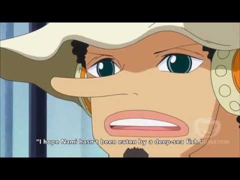 One Piece Funny Scene - Usopp Imitates Robin [ENG SUB]