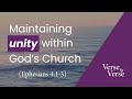 The Unity of the Spirit (Ephesians 4:1-3)