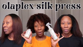 I USED ALL OLAPLEX PRODUCTS TO STRAIGHTEN MY KINKY COILY HAIR....and it went like this