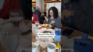Brunch in the MDR aboard Carnival Jubilee #cruise #brunch #carnival
