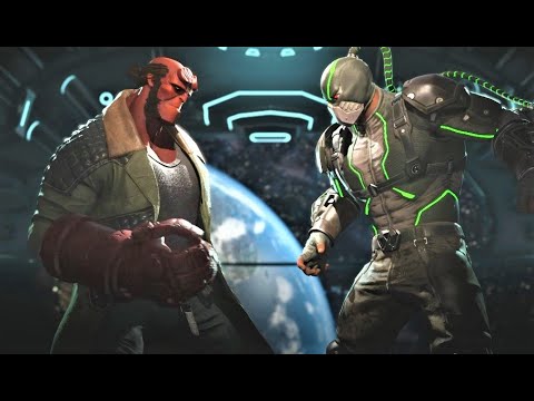 HARDEST MODE Hellboy VS Bane INJUSTICE 2 HARDEST BATTLE MATCH