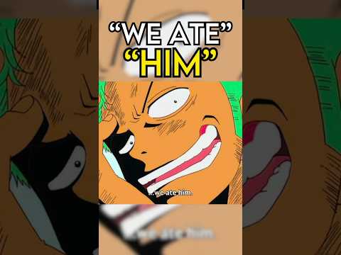 When Zoro said he “ate Usopp” 😂