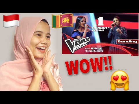 WOW.. TRENDING!!! Sathisha Bhatt - Chikni Chameli | The Voice Sri Lanka | INDONESIAN REACTION