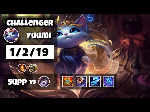 Yuumi Challenger Gameplay S11 Replay 11.12 Support (1/2/19) - TURKISH