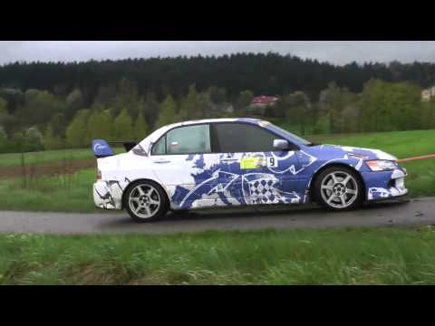 Kudłacz Piotr/Szerszeń Rafał- Mitsubishi Lancer EVO 8-KJS Wiosenny Super OeS Moszczenica 24-04-2016