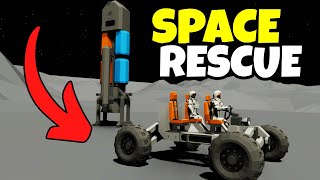 Space Rover RESCUE?! In Stormworks Multiplayer