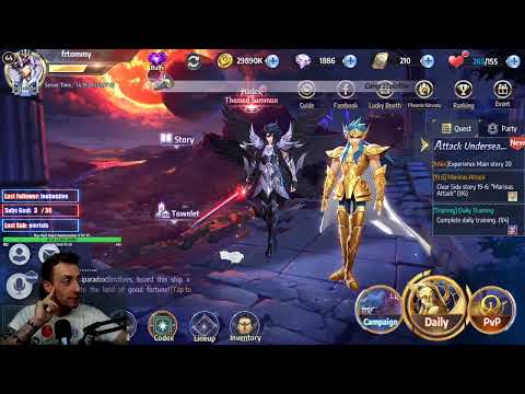 Summoning Hades in Saint Seiya Awakening