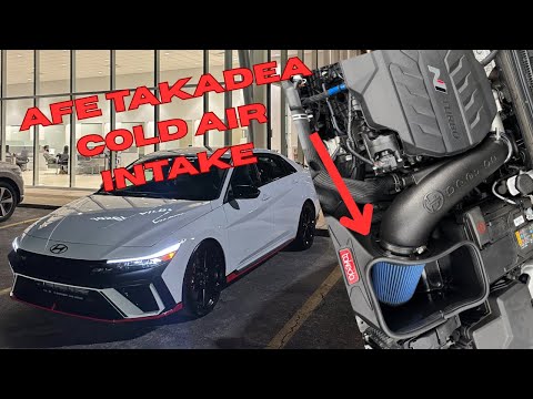 Hyundai Elantra N (22-26) Cold Air Intake Install (AFE Takeda Stage 2)