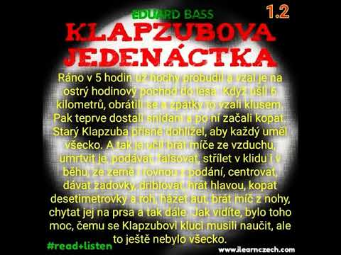 Read & Listen in Czech: Klapzubova jedenáctka 1.2